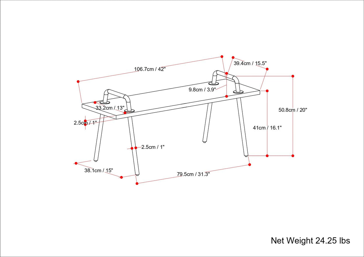 Berkeley - Entryway Bench by Simpli-Home | Bel Furniture