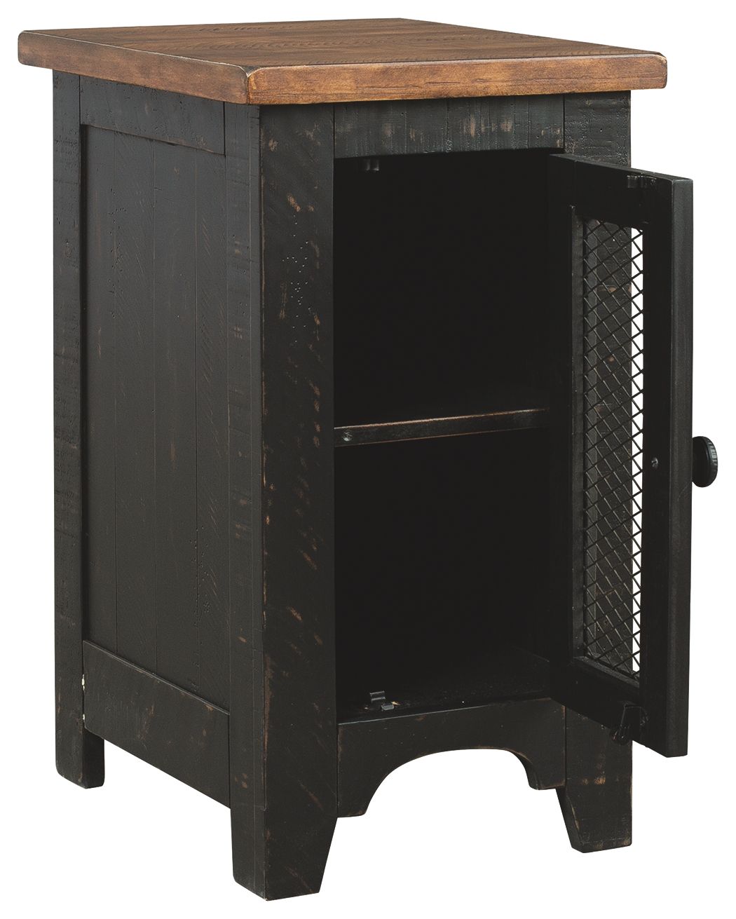 Valebeck - Black / Brown - Chair Side End Table by Signature Design by Ashley® | Bel Furniture