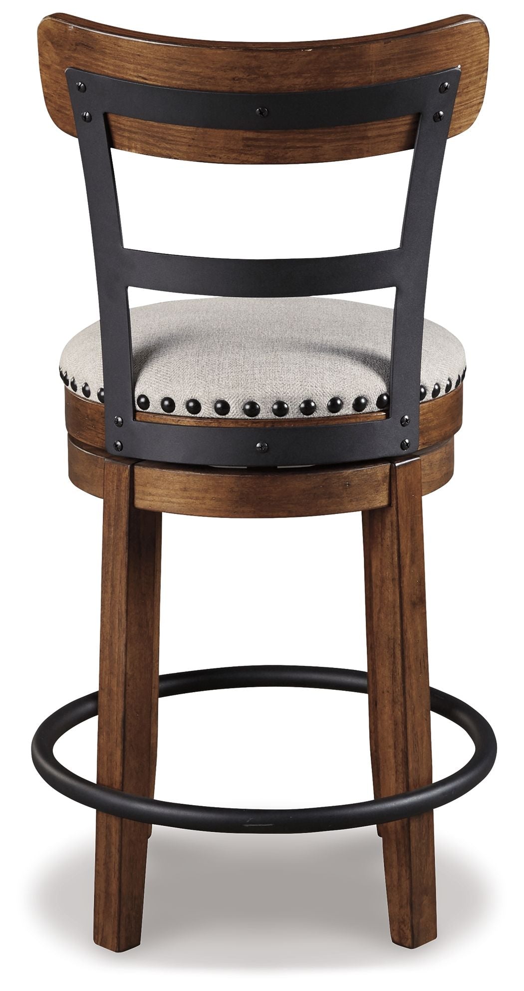 Valebeck - Full Back Swivel Stool by Signature Design by Ashley® | Bel Furniture