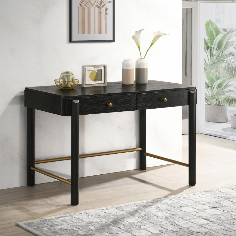 Arini - 2-Drawer Vanity Desk Makeup Table by CoasterElevations | Bel Furniture