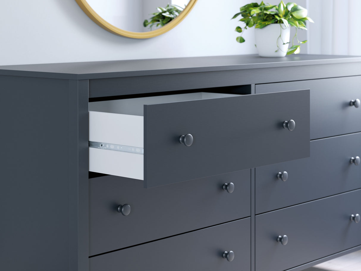 Simmenfort - Navy Blue - Six Drawer Dresser by Signature Design by Ashley® | Bel Furniture