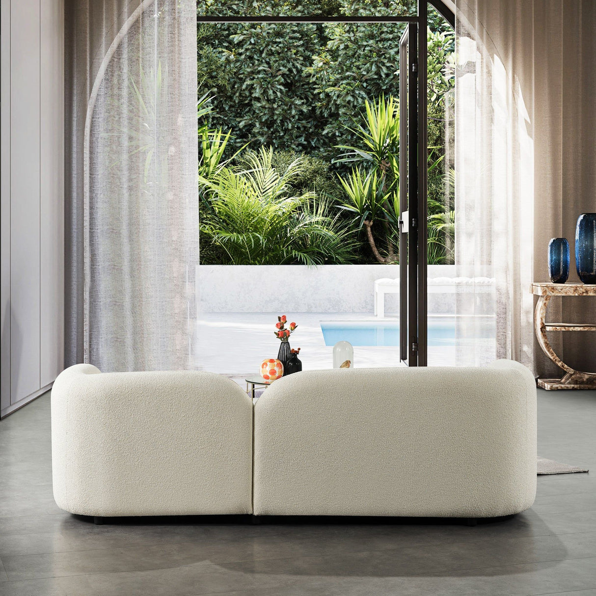 Donna - Japandi Design Boucle Sofa