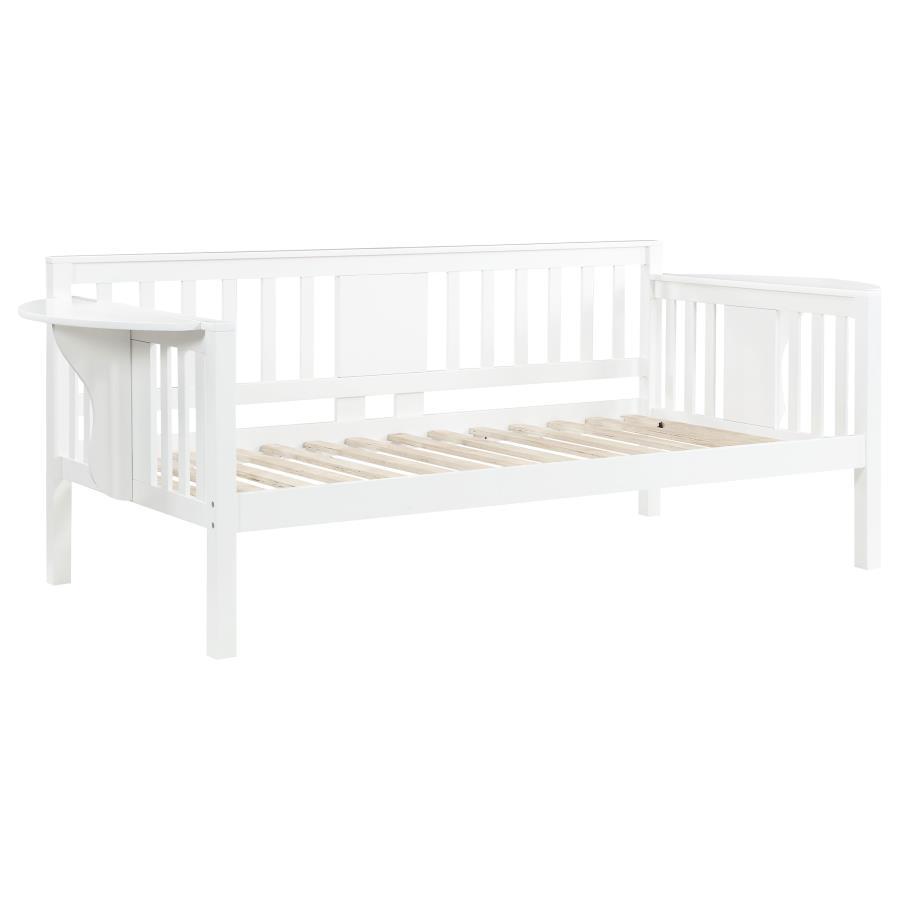 Bethany - Wood Daybed With Drop-Down Tables White by Coaster Fine Furniture | Bel Furniture