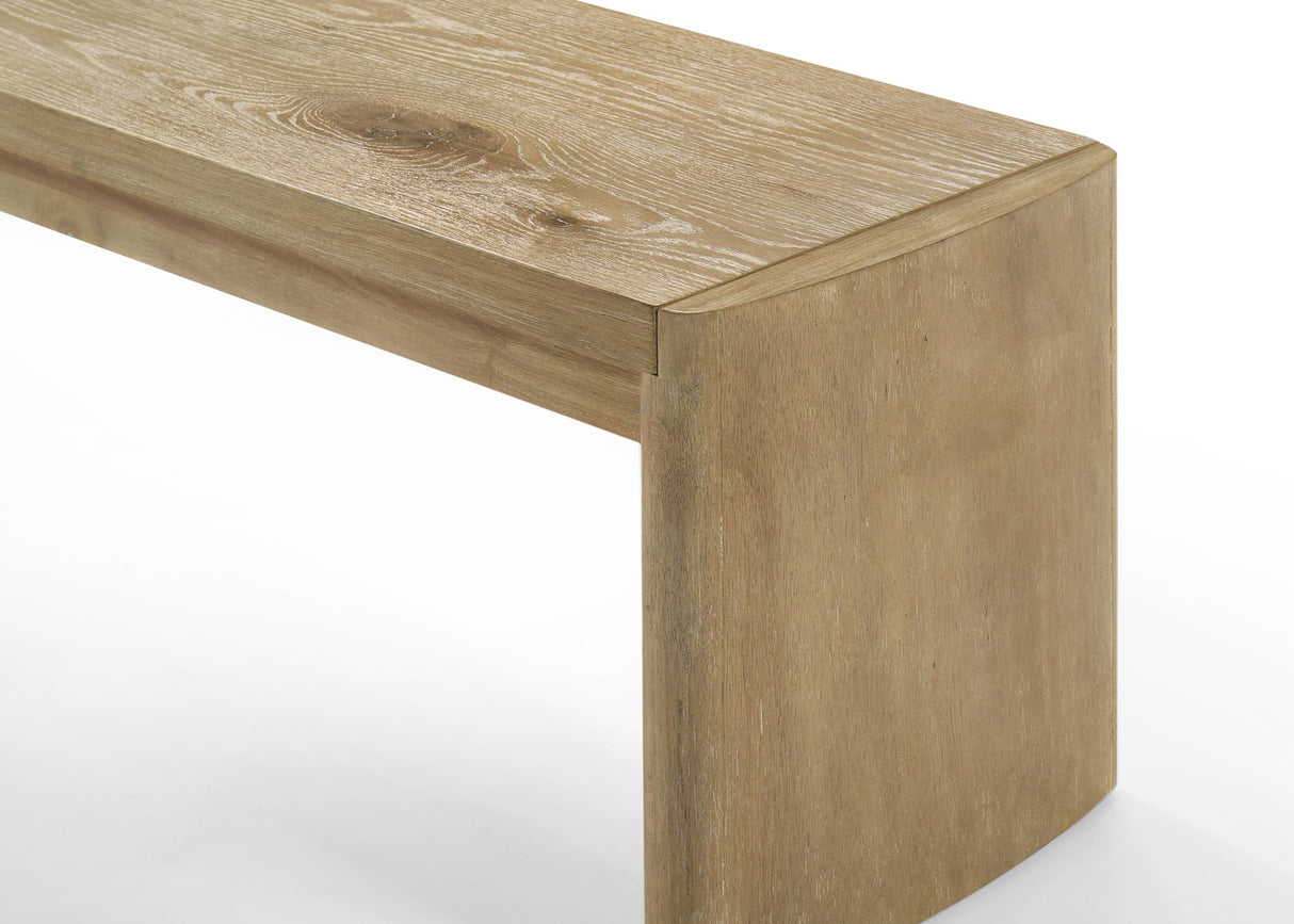 Magnus - Wide Dining Bench - Wooden Oak