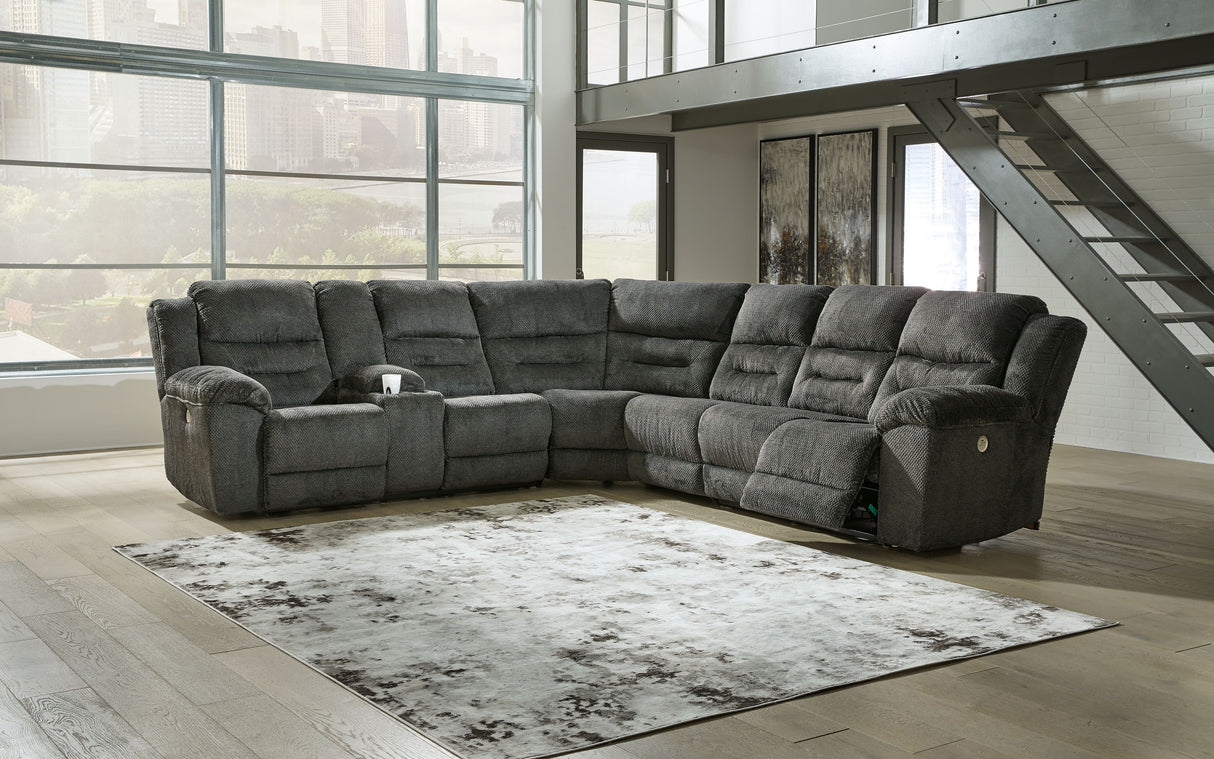 Nettington - Power Reclining Sectional by Signature Design by Ashley® | Bel Furniture