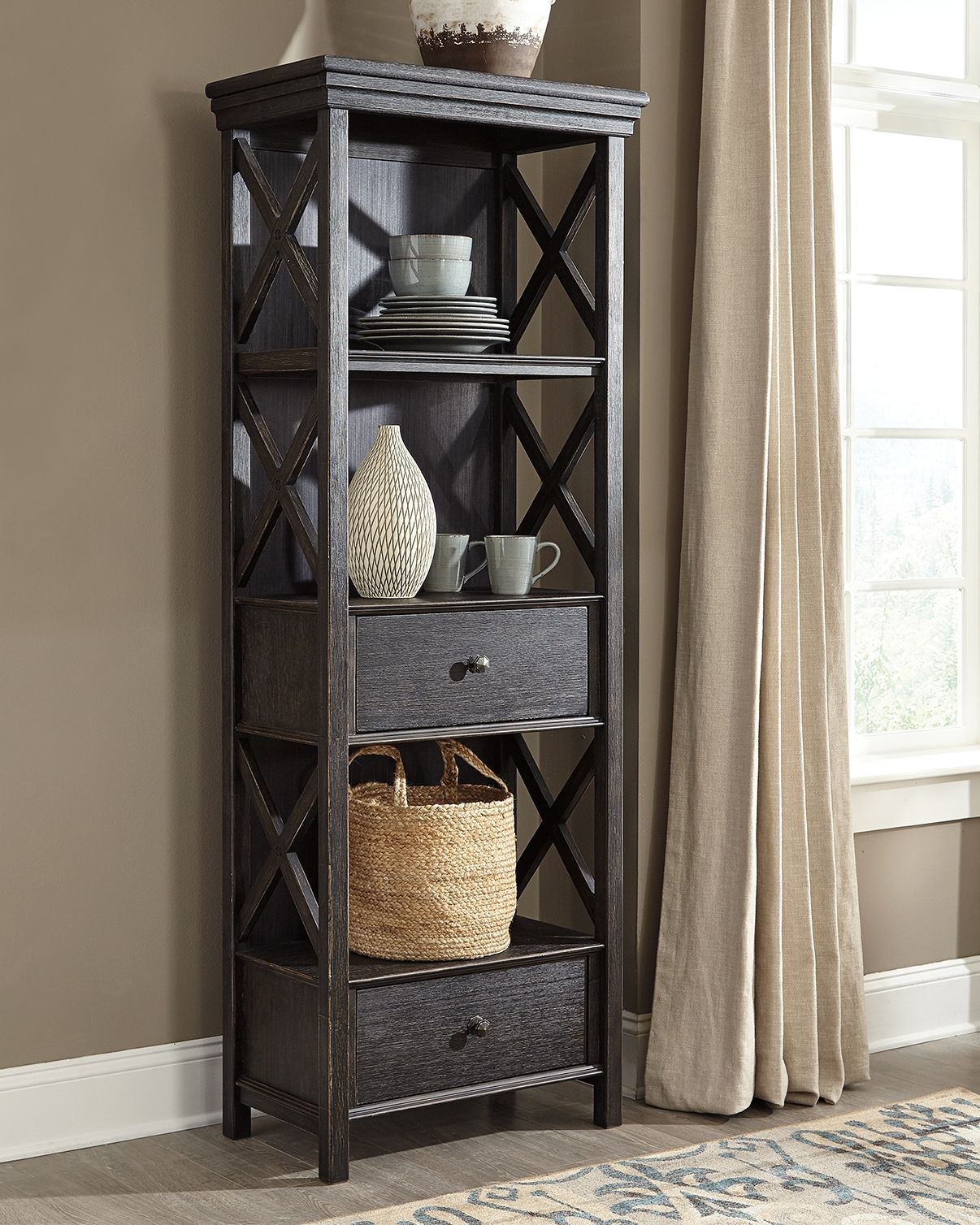 Tyler Creek - Display Cabinet by Signature Design by Ashley® | Bel Furniture