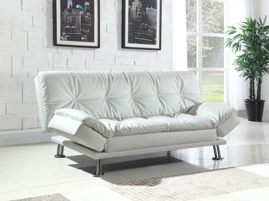 Dilleston - Upholstered Tufted Convertible Sofa Bed by CoasterEssence | Bel Furniture