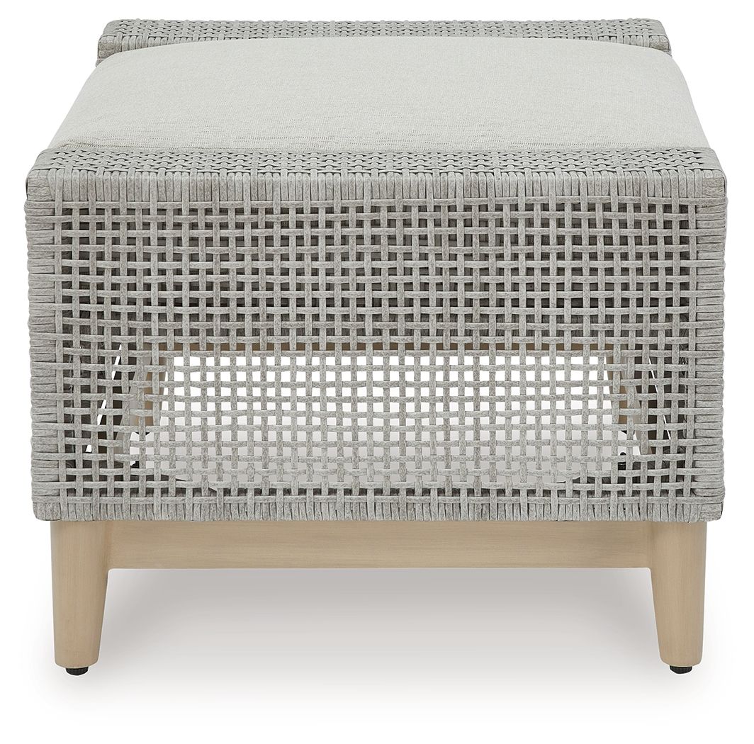 Seton Creek - Gray - Ottoman With Cushion by Signature Design by Ashley® | Bel Furniture