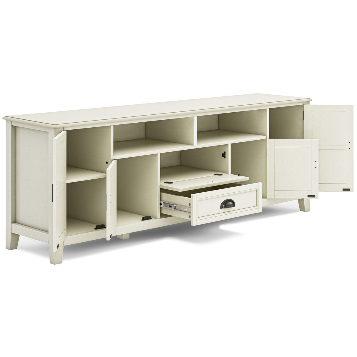 Burlington - TV Media Stand by Simpli-Home | Bel Furniture
