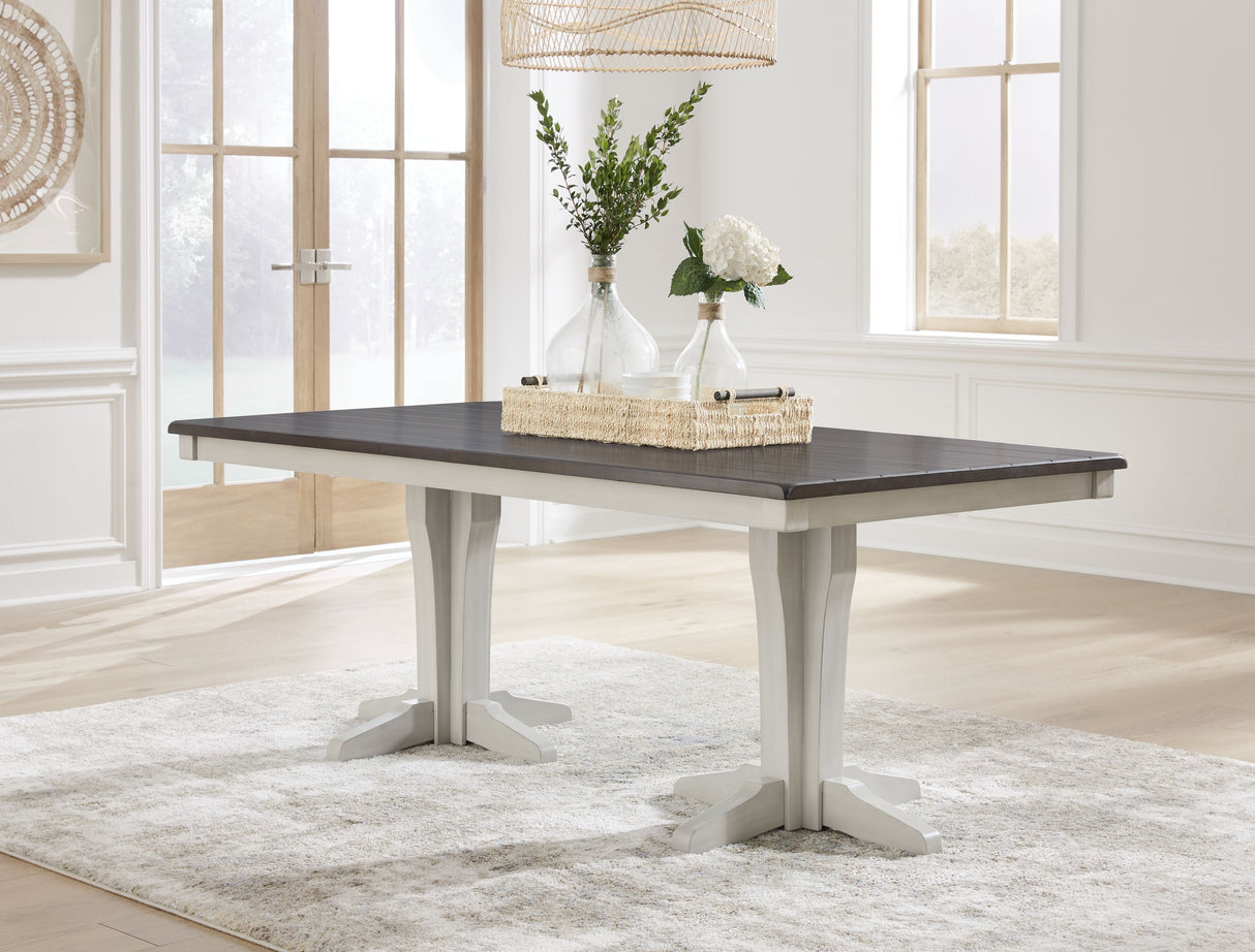 Darborn - Gray / Brown - Dining Table by Signature Design by Ashley® | Bel Furniture