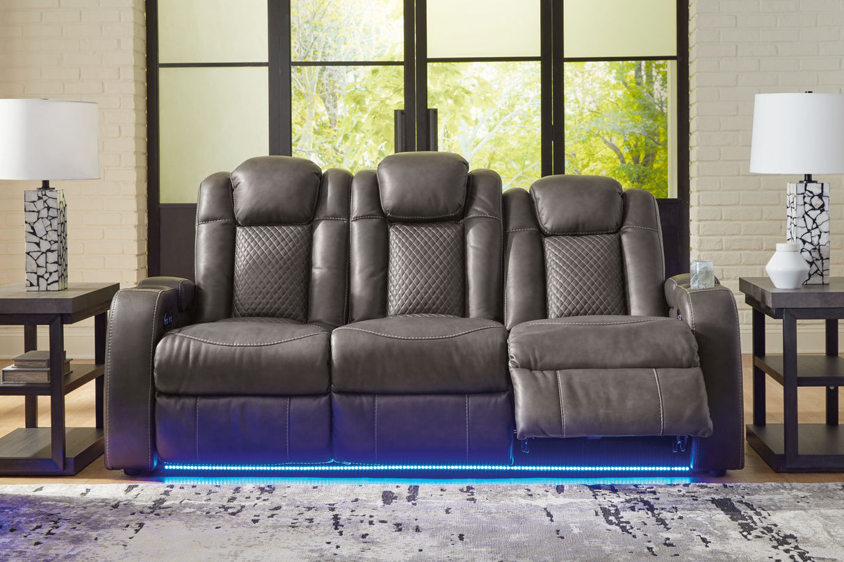Fyne-dyme - Power Reclining Sofa With Adj Headrest by Signature Design by Ashley® | Bel Furniture