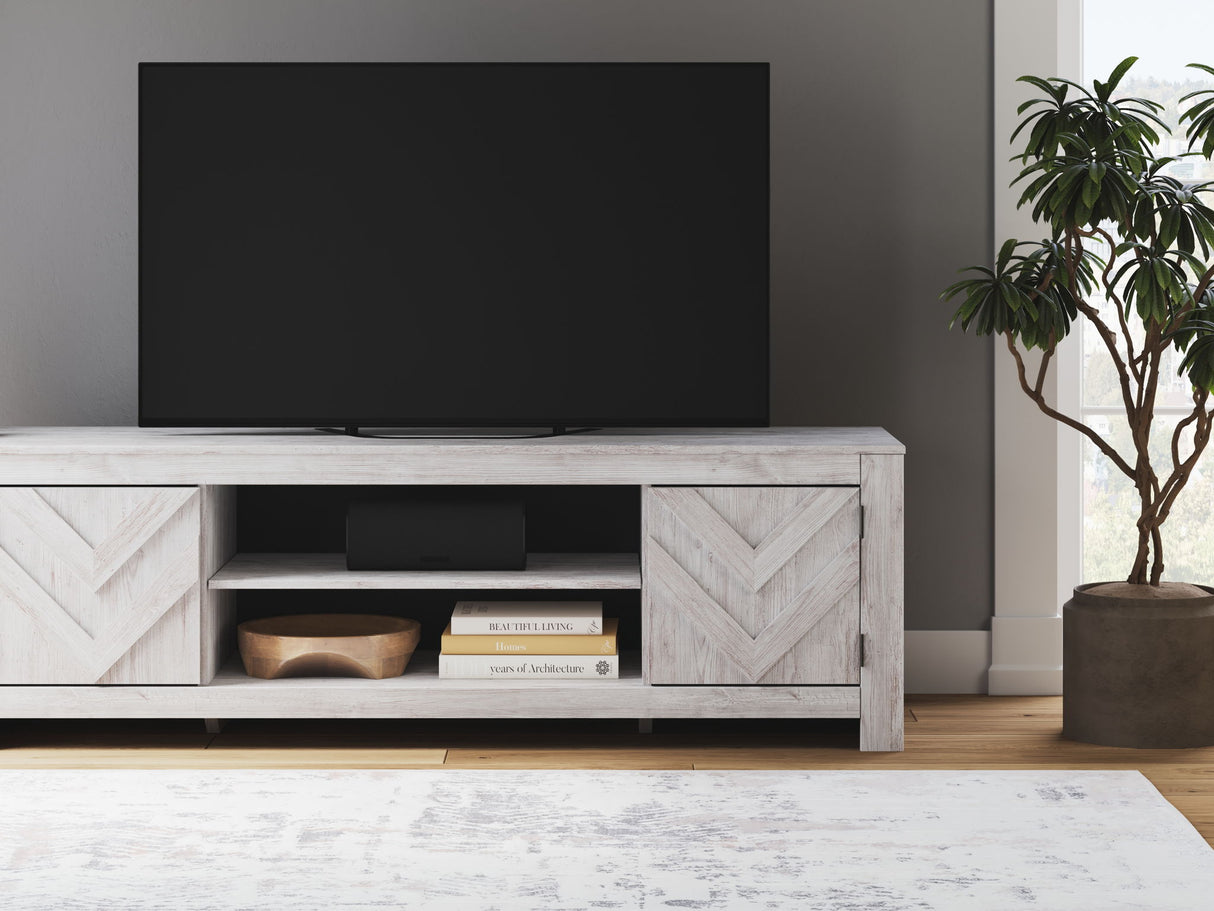 Cayboni - LG TV Stand With Fireplace Option by Signature Design by Ashley® | Bel Furniture