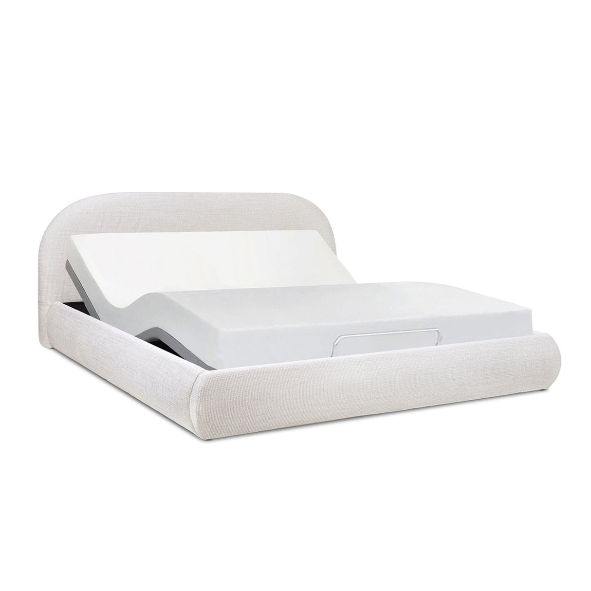 Archie Puffy Grounded - Upholstered Platform Bed