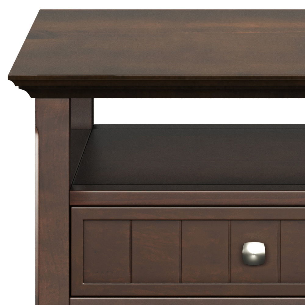 Acadian - Coffee Table With Drawer - Brown by Simpli-Home | Bel Furniture