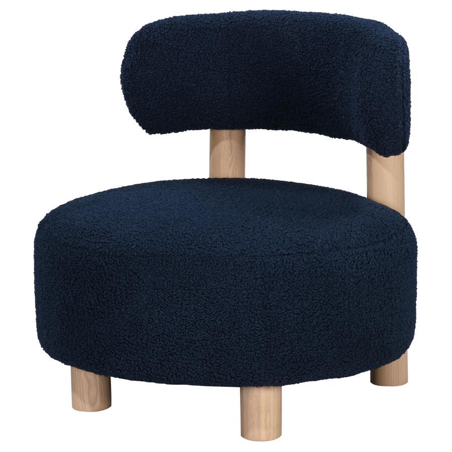 Zonie - Boucle Upholstered Barrel Back Accent Chair by CoasterEveryday | Bel Furniture