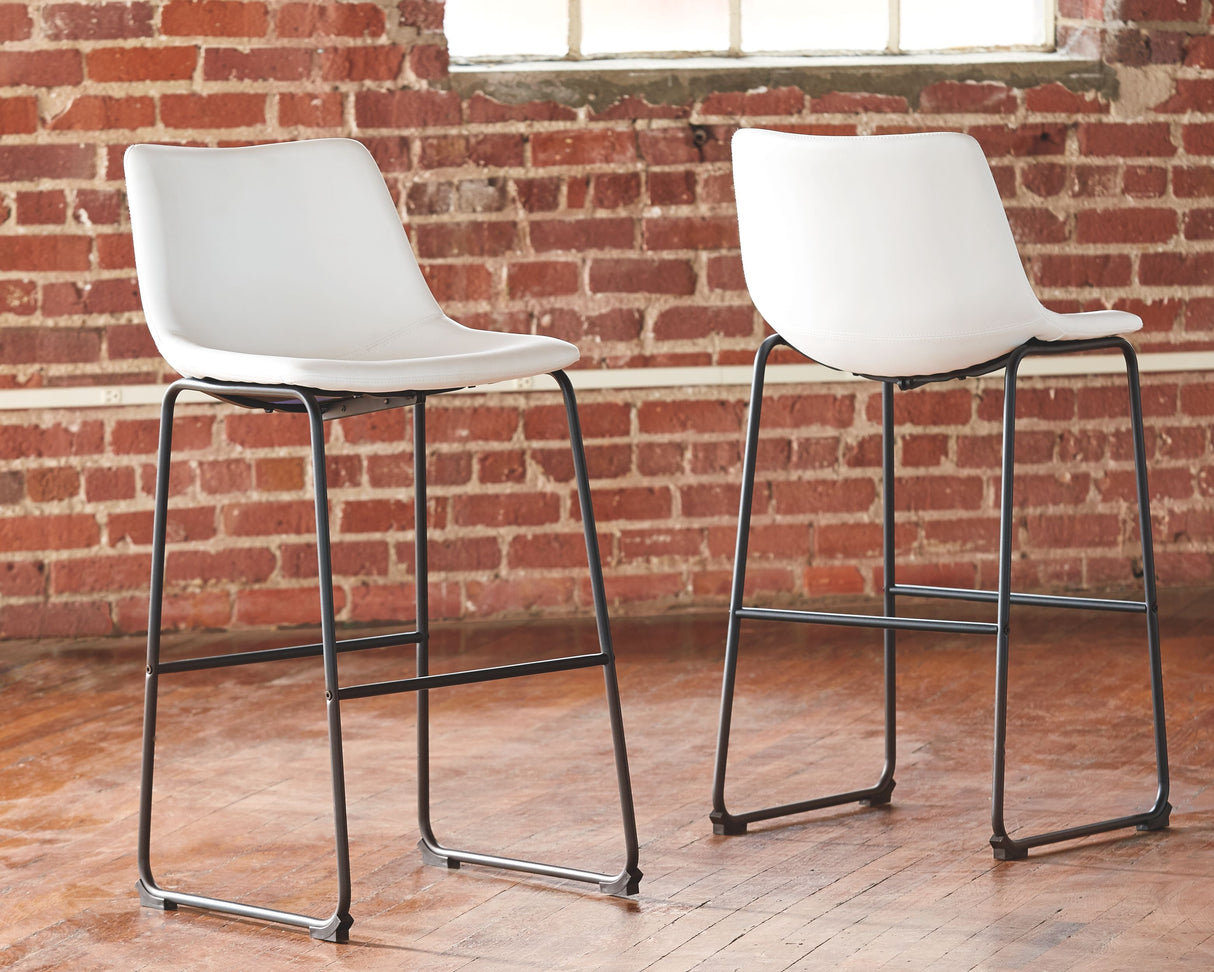 Centiar - Upholstered Barstool (Set of 2) by Signature Design by Ashley® | Bel Furniture