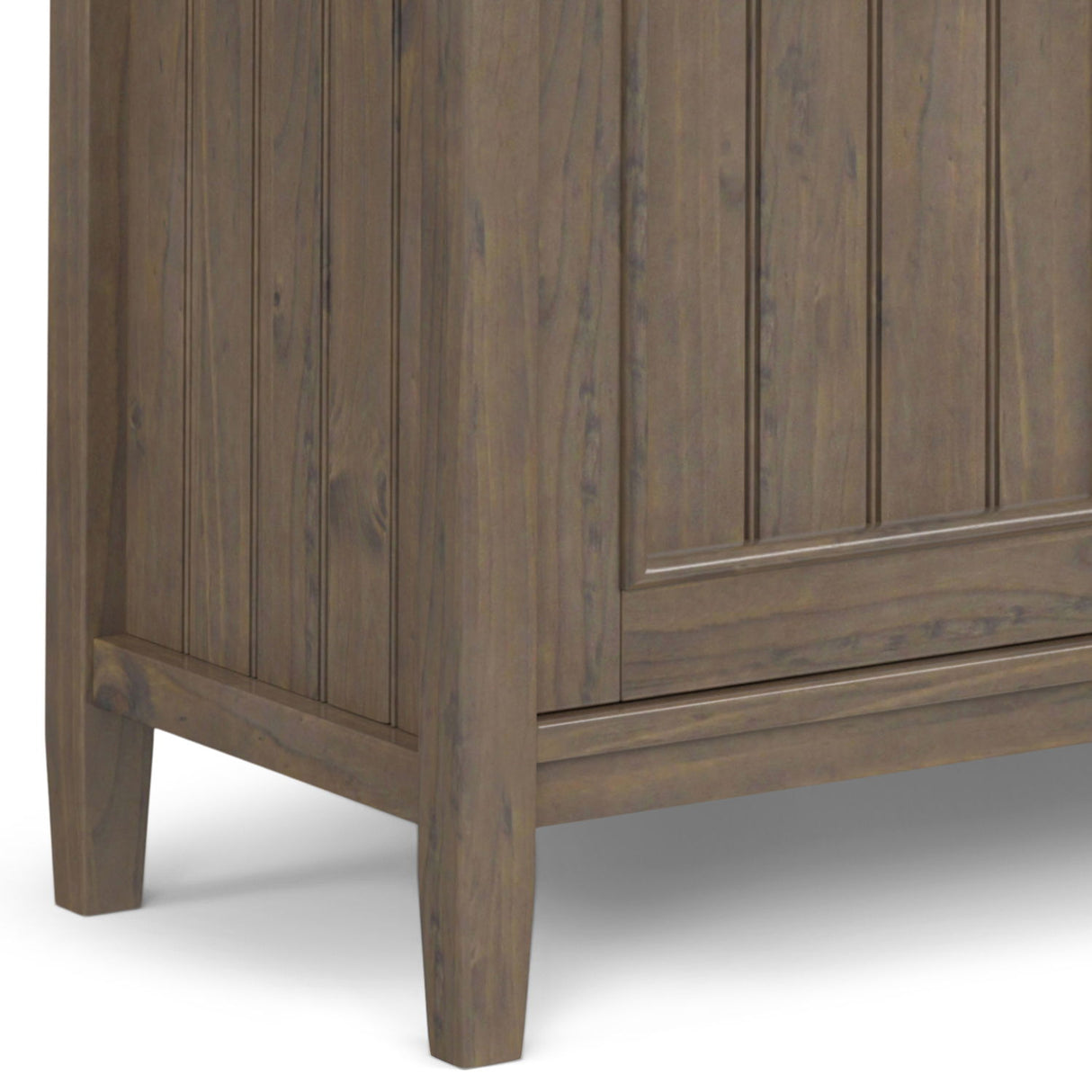 Lev - TV Media Stand - Smoky Brown by Simpli-Home | Bel Furniture