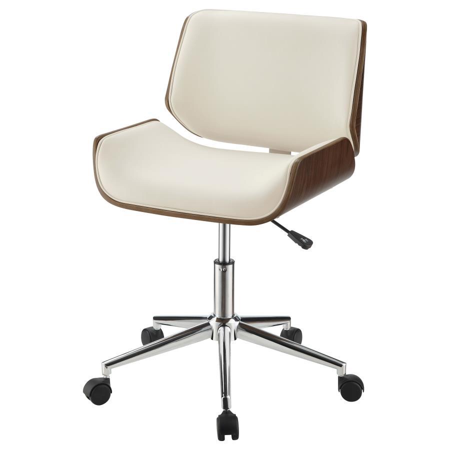 Addington - Upholstered Adjustable Office Desk Chair by CoasterEveryday | Bel Furniture