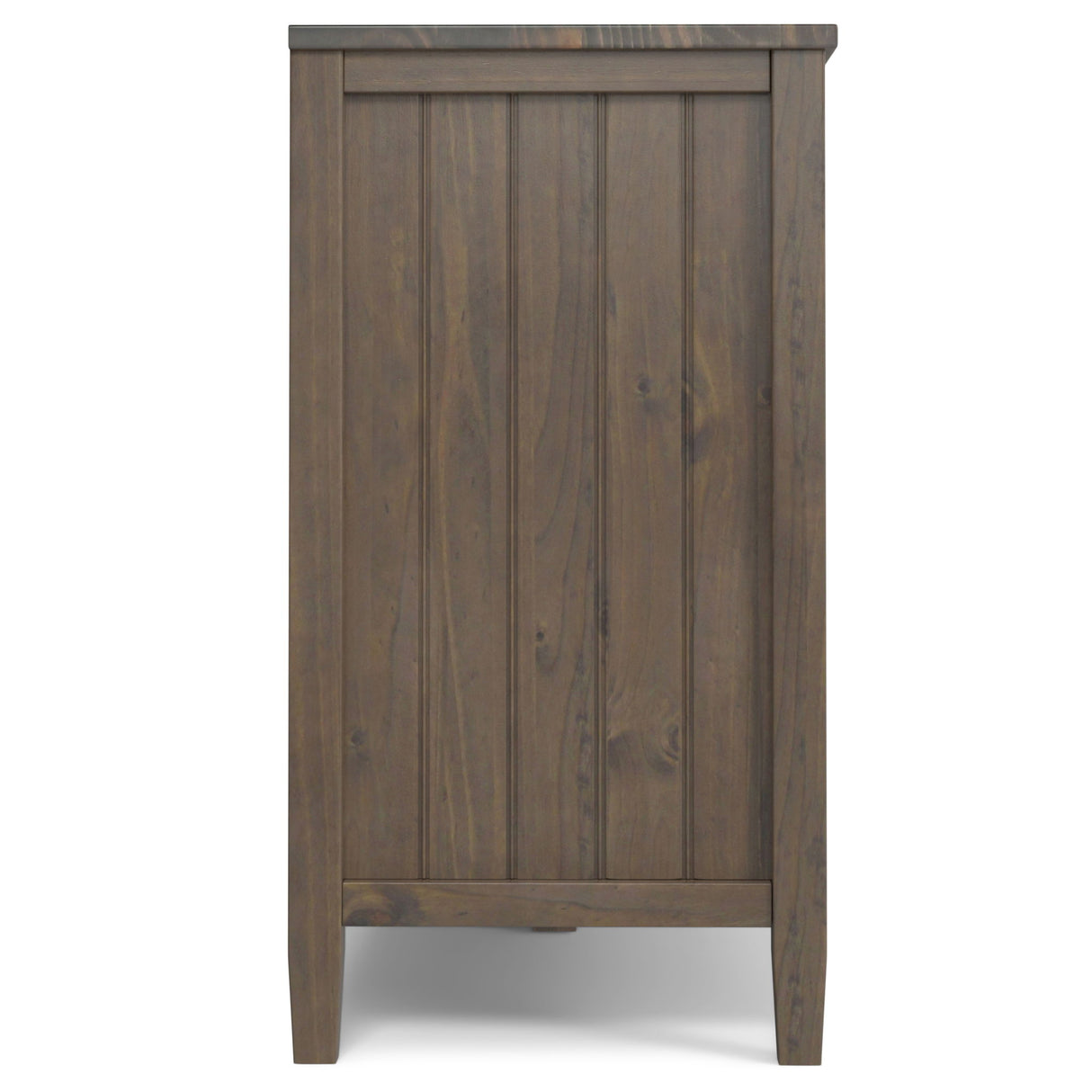 Lev - TV Media Stand - Smoky Brown by Simpli-Home | Bel Furniture