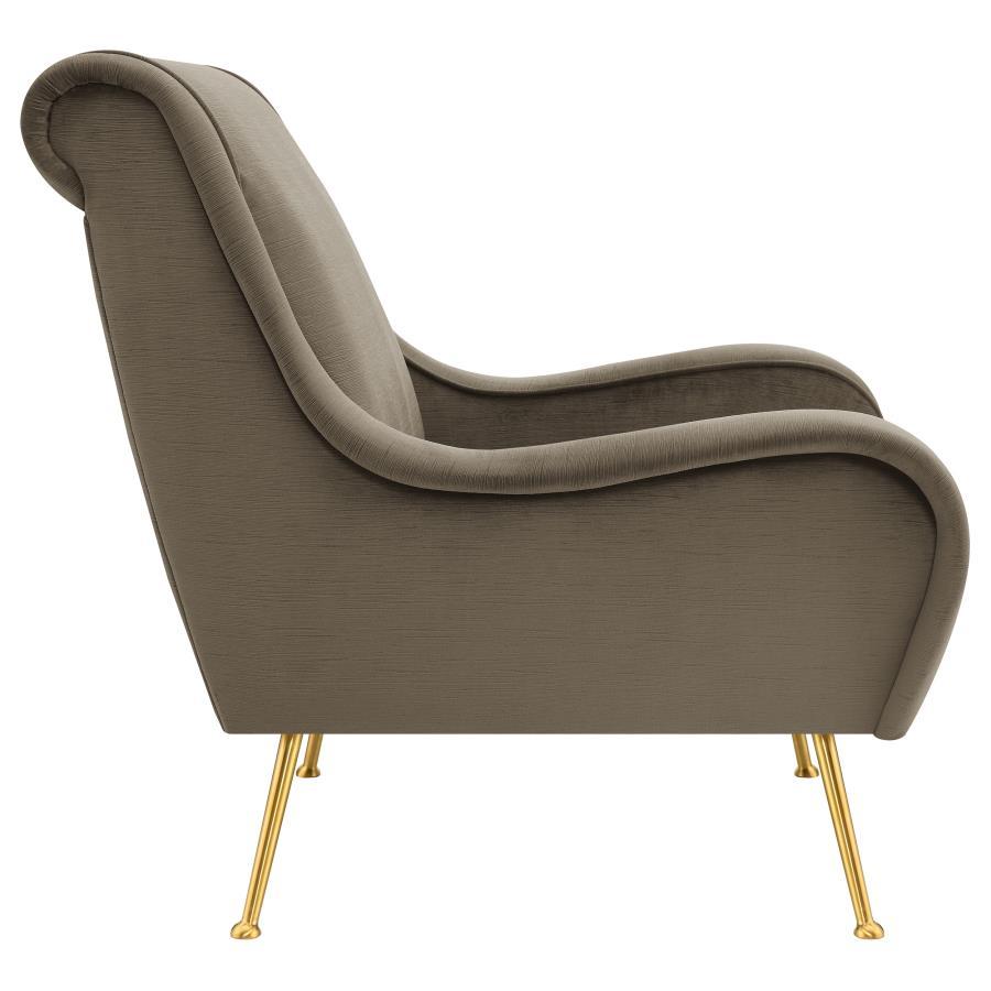 Ricci - Upholstered Saddle Arm Accent Chair by Coaster Fine Furniture | Bel Furniture