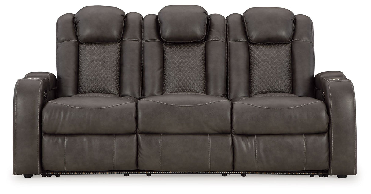 Fyne-dyme - Power Reclining Sofa With Adj Headrest by Signature Design by Ashley® | Bel Furniture