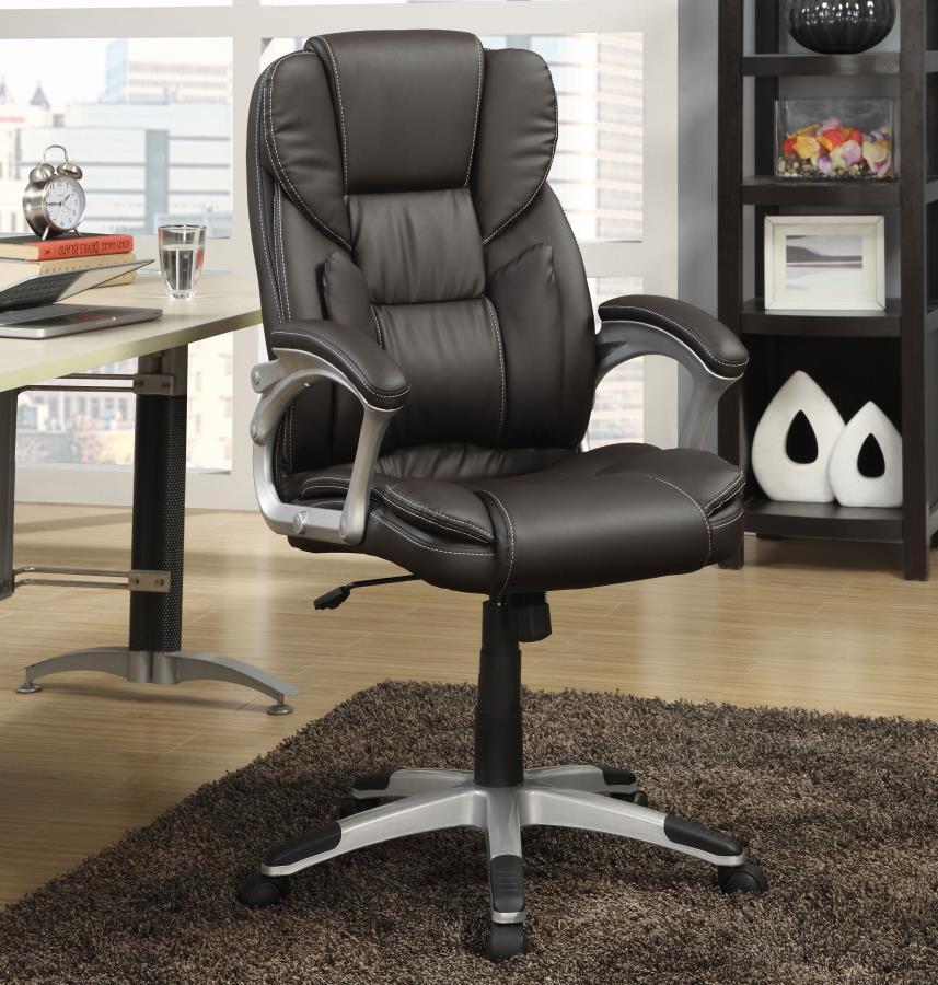 Kaffir - Upholstered Adjustable Home Office Desk Chair by CoasterEssence | Bel Furniture