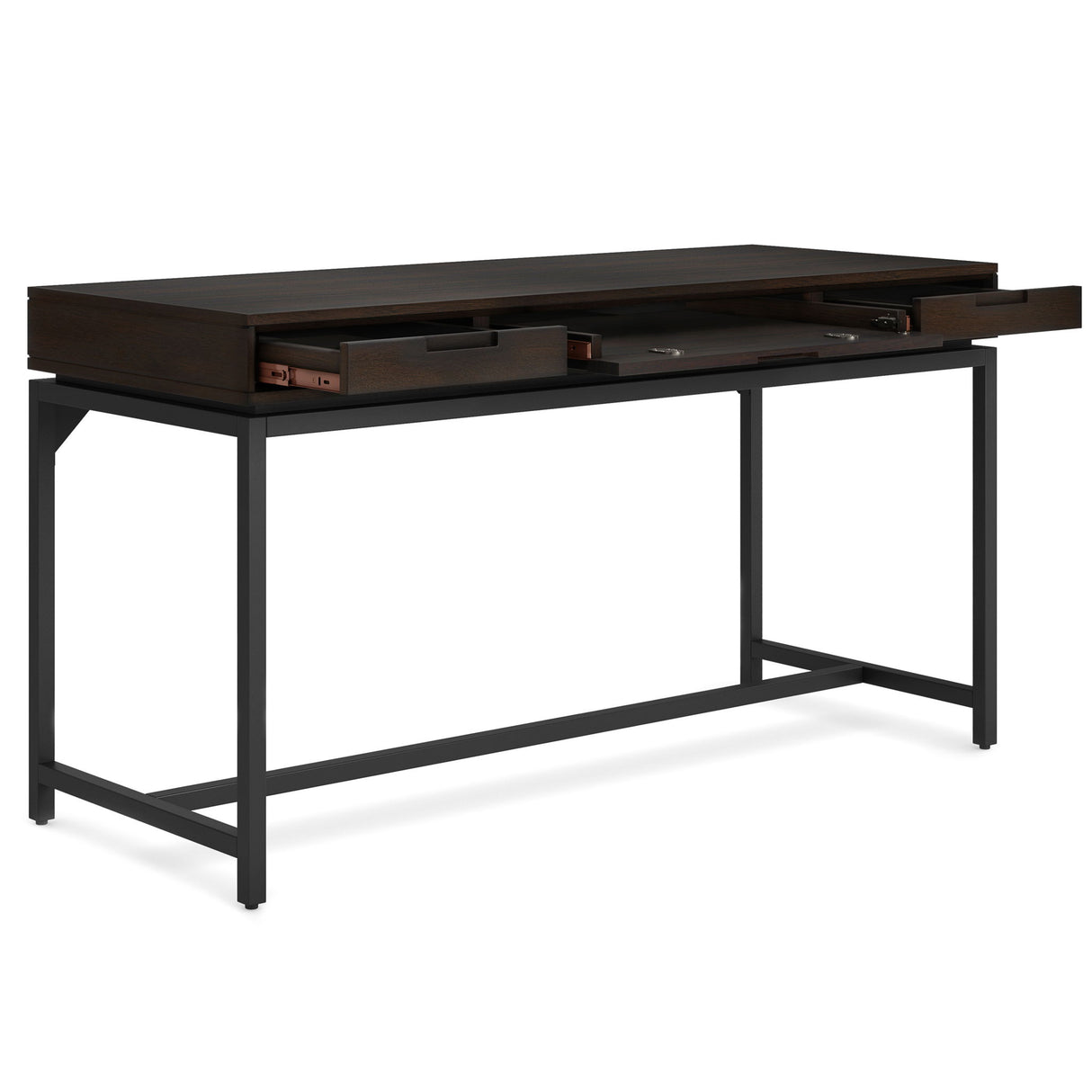 Banting - Mid Century Handcrafted Desk by Simpli-Home | Bel Furniture