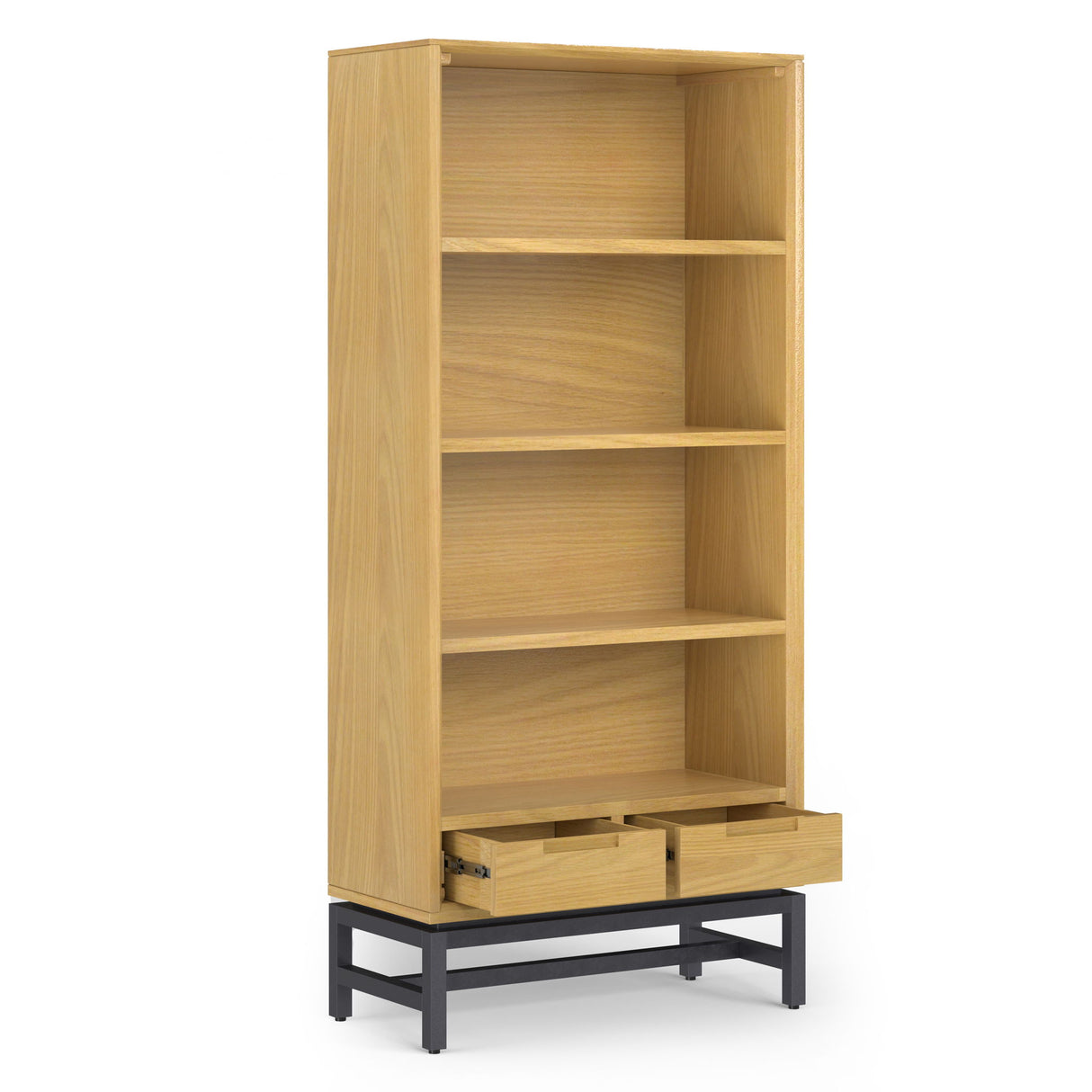 Banting - Mid Century Handcrafted Bookcase by Simpli-Home | Bel Furniture