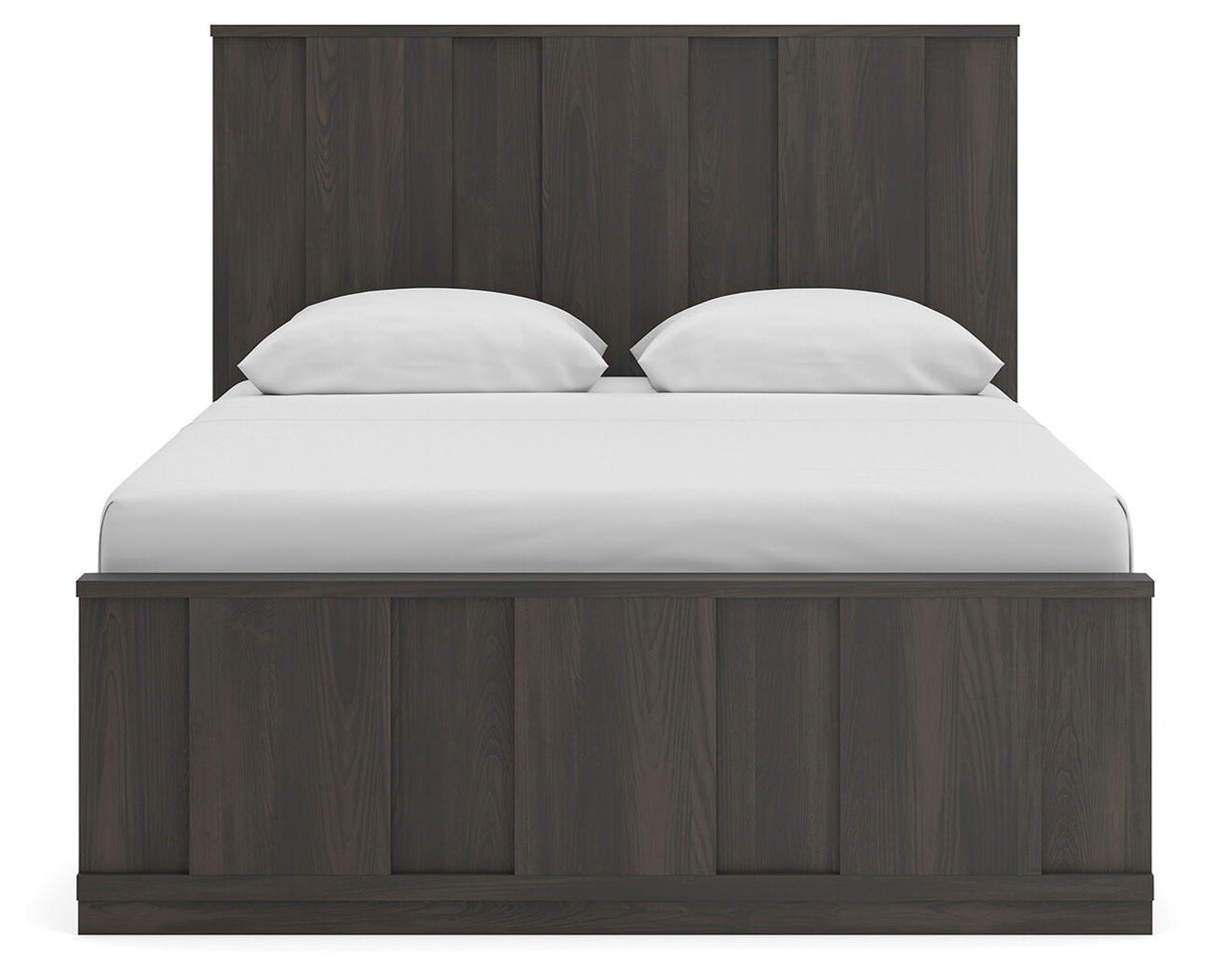 Shaehartin - Panel Platform Bed