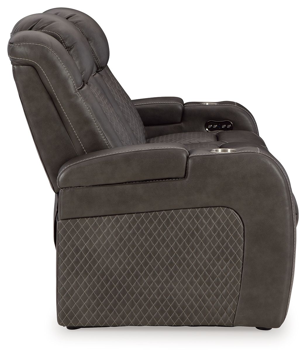 Fyne-dyme - Power Reclining Sofa With Adj Headrest by Signature Design by Ashley® | Bel Furniture