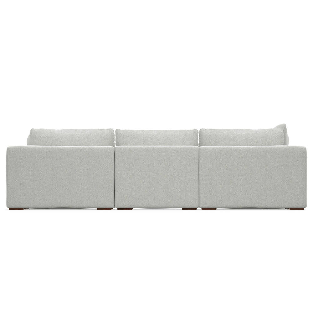 Jasmine - Pit Sectional Sofa - Gray by Simpli-Home | Bel Furniture