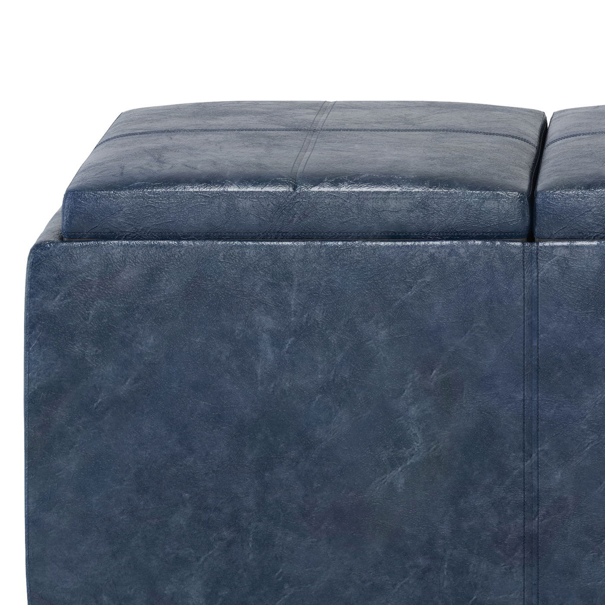 Avalon - Upholstered Storage Ottoman by Simpli-Home | Bel Furniture