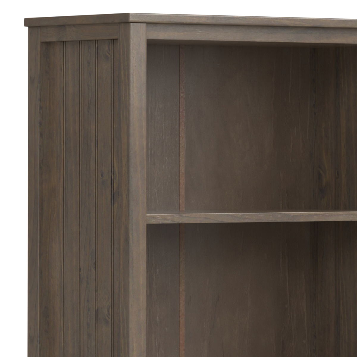 Lev - Bookcase - Smoky Brown by Simpli-Home | Bel Furniture