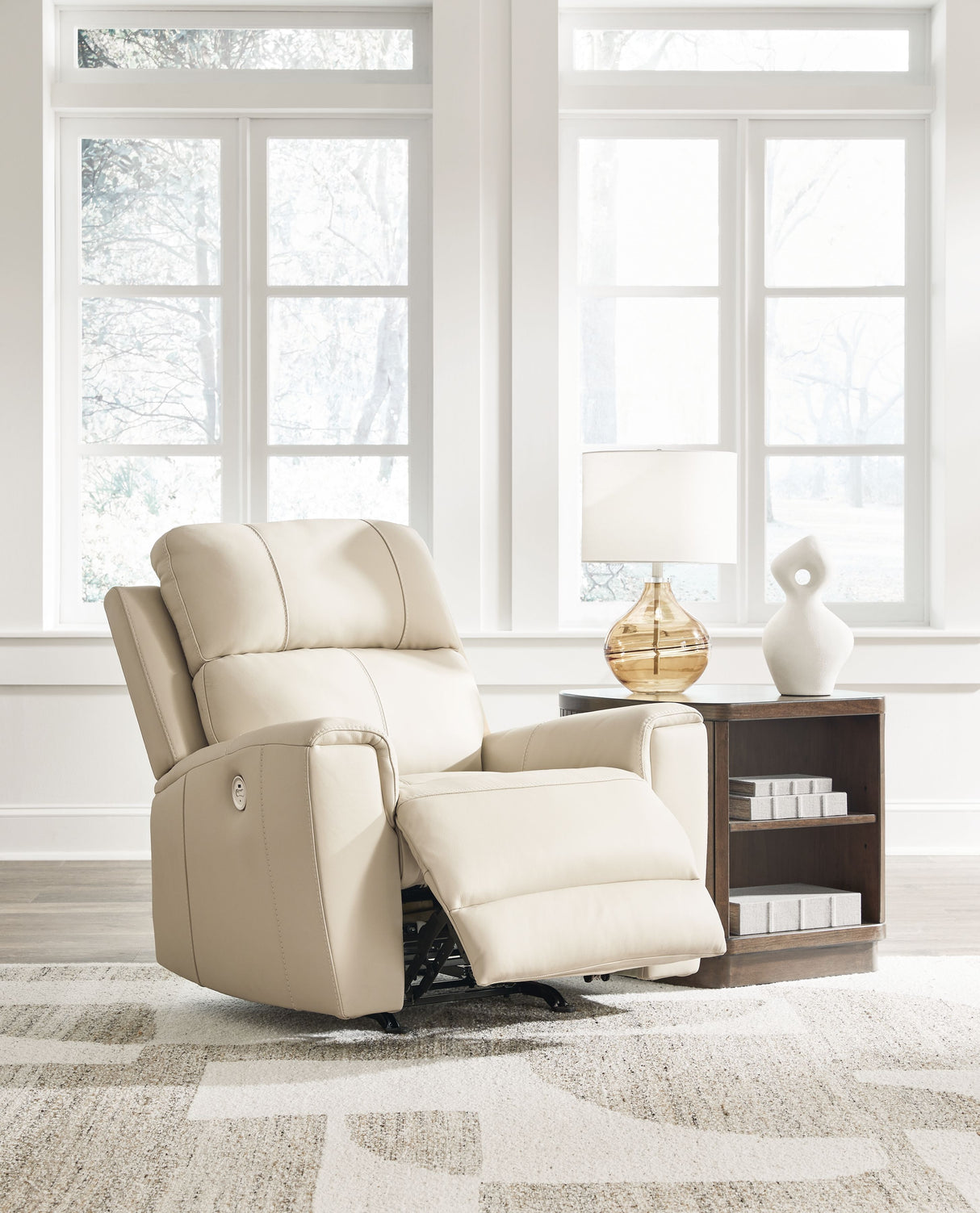 Dahlmoore - Almond - Power Rocker Recliner by Signature Design by Ashley® | Bel Furniture