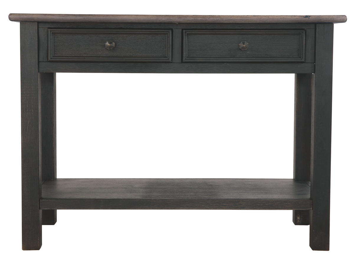 Tyler Creek - Grayish Brown / Black - Sofa Table by Signature Design by Ashley® | Bel Furniture