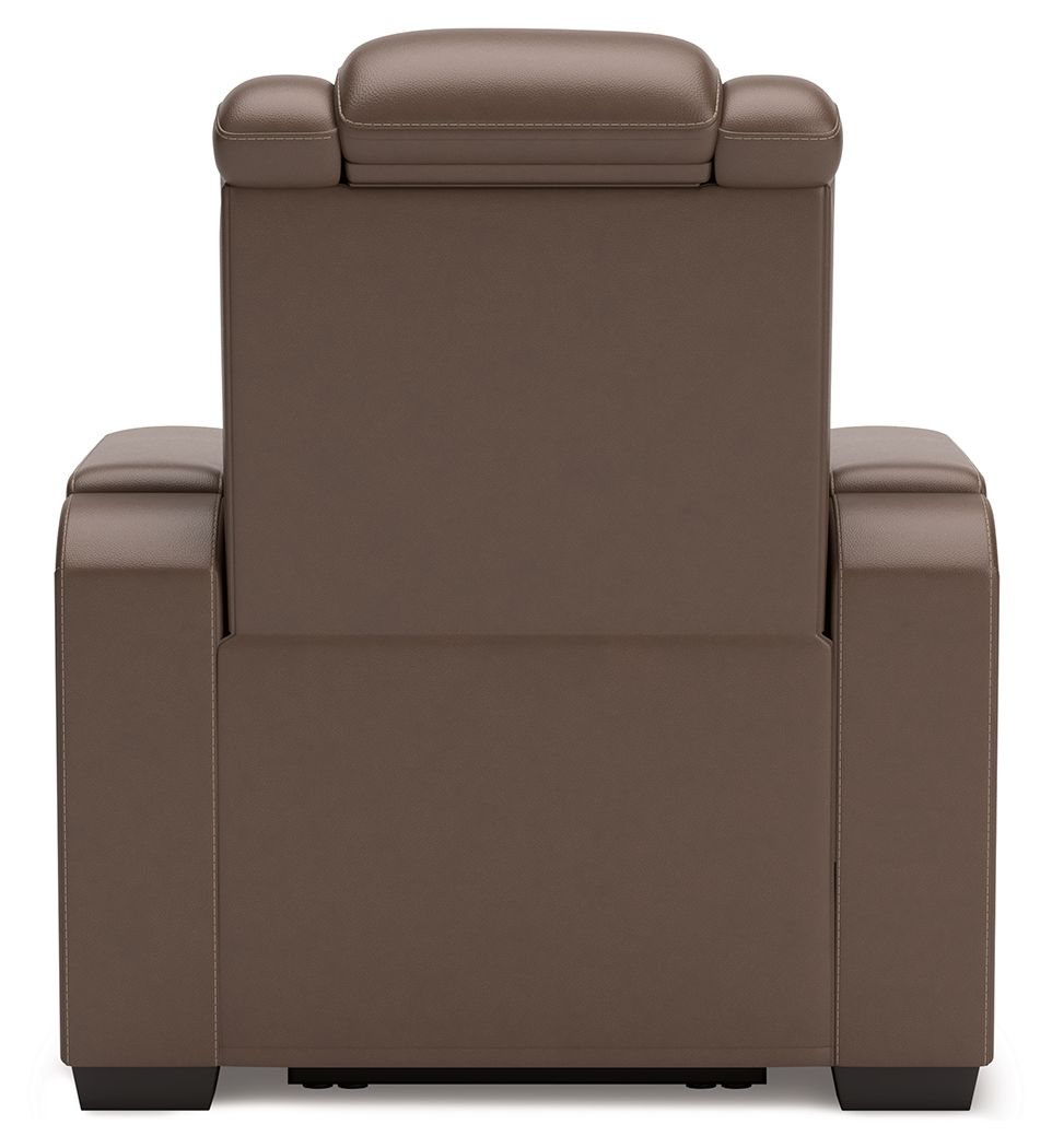 High Impact - Tobacco - Power Recliner / Adj Headrest by Signature Design by Ashley® | Bel Furniture
