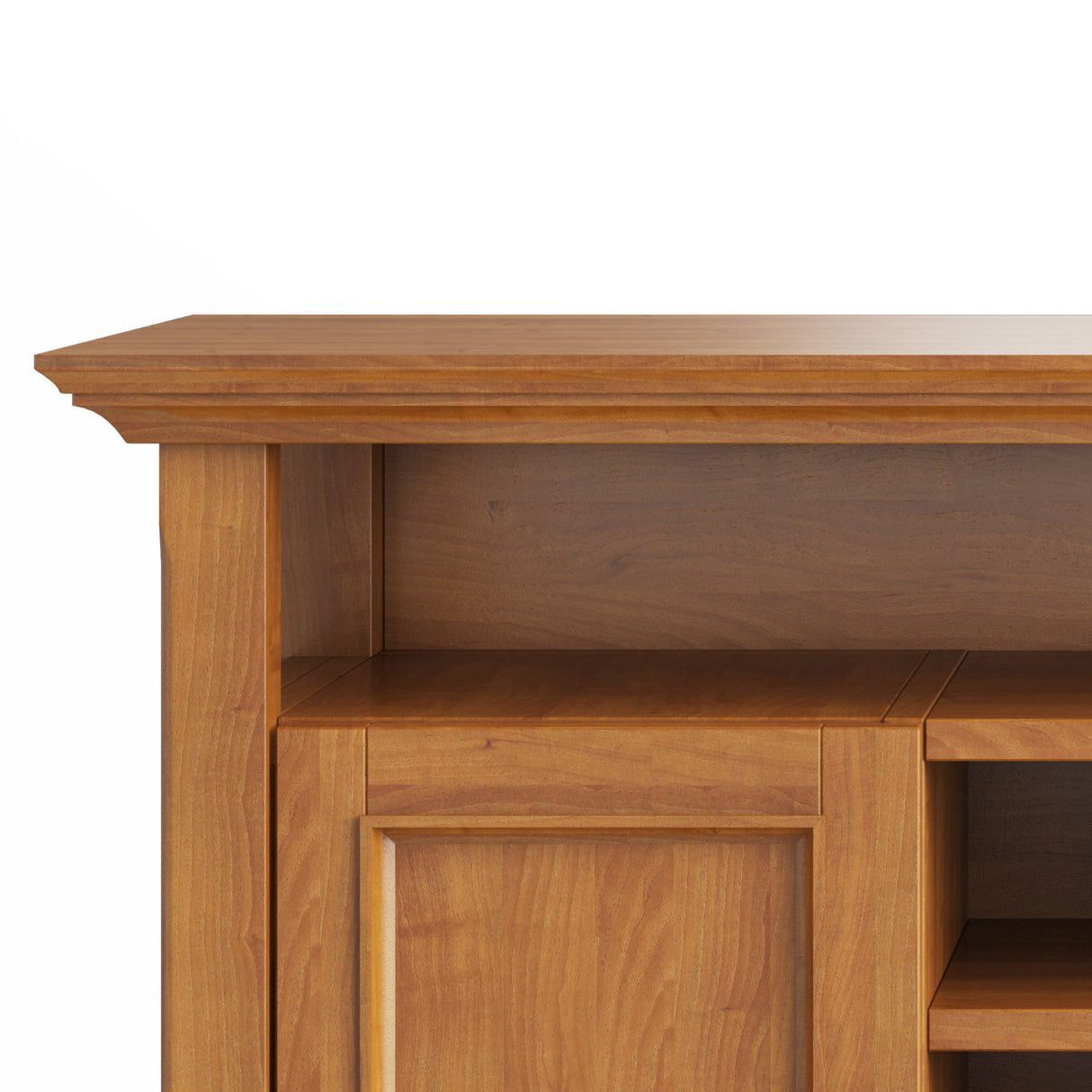 Amherst - TV Media Stand, Handcrafted by Simpli-Home | Bel Furniture