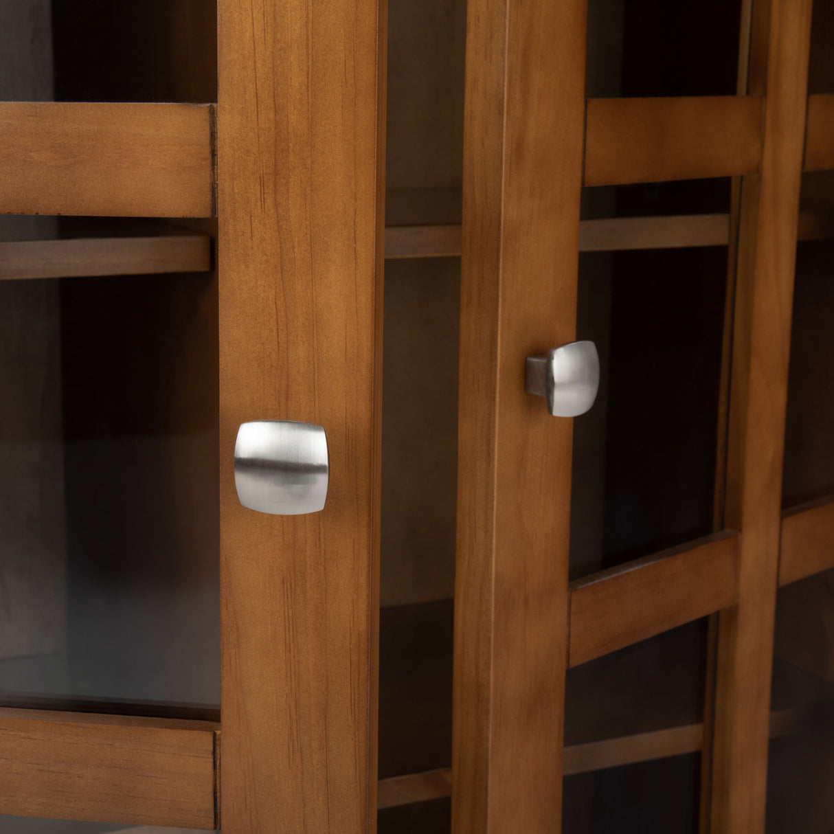 Acadian - Medium Storage Cabinet, Handcrafted by Simpli-Home | Bel Furniture