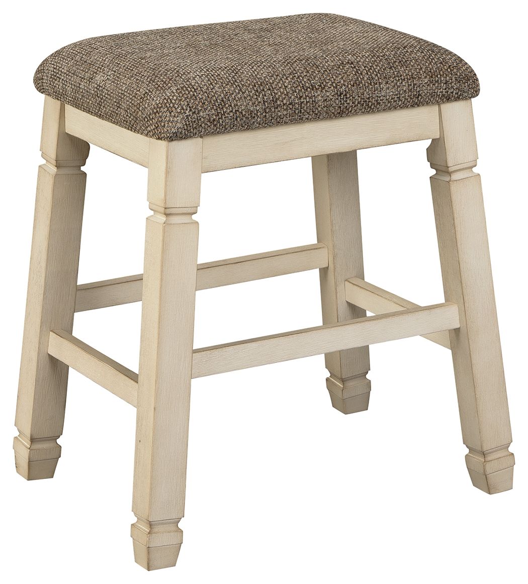 Bolanburg - Beige - Upholstered Stool (Set of 2) by Signature Design by Ashley® | Bel Furniture