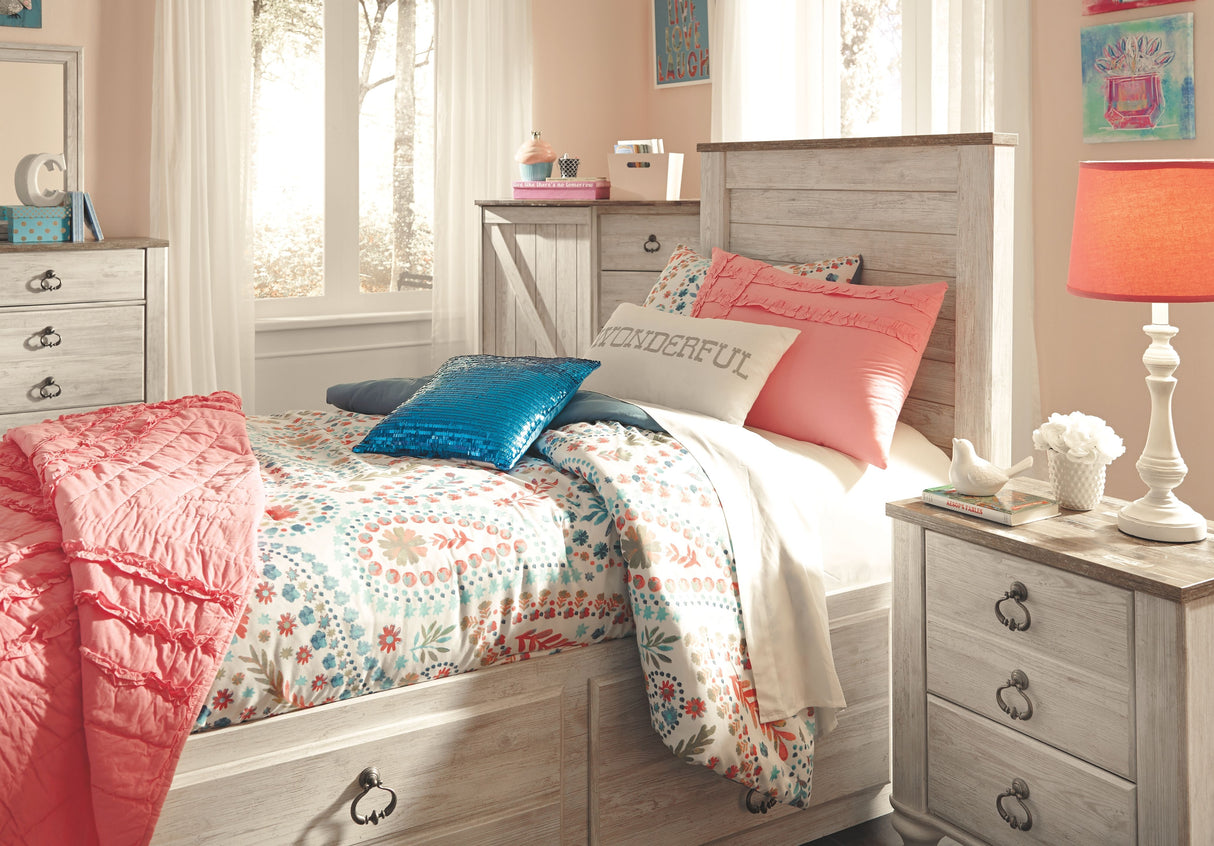 Willowton - Panel Bed by Signature Design by Ashley® | Bel Furniture