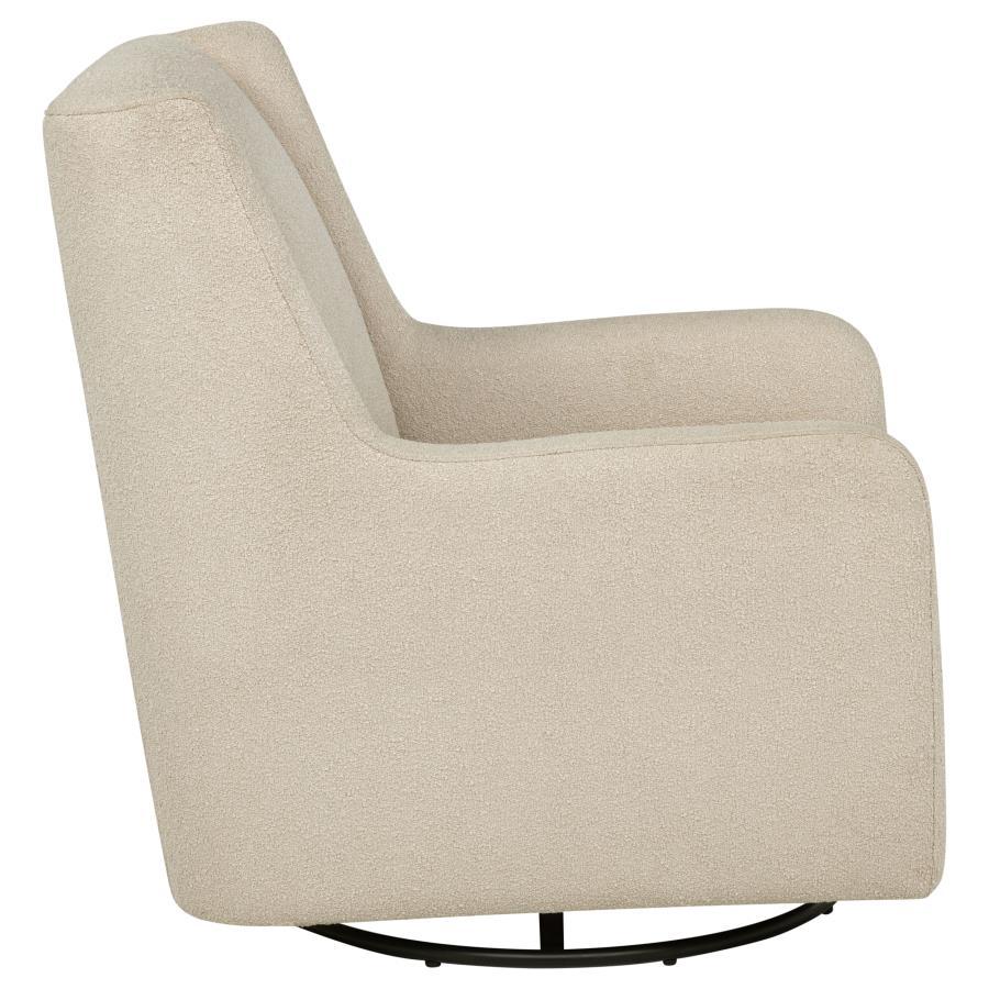 Serra - Boucle Upholstered Swivel Glider Recliner by Coaster Fine Furniture | Bel Furniture