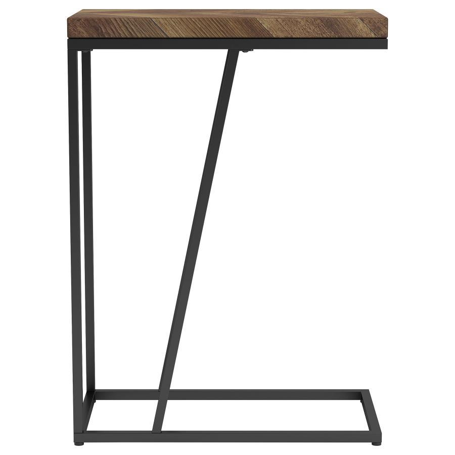 Sergio - Engineered Wood C-Shaped Side Table by CoasterEveryday | Bel Furniture