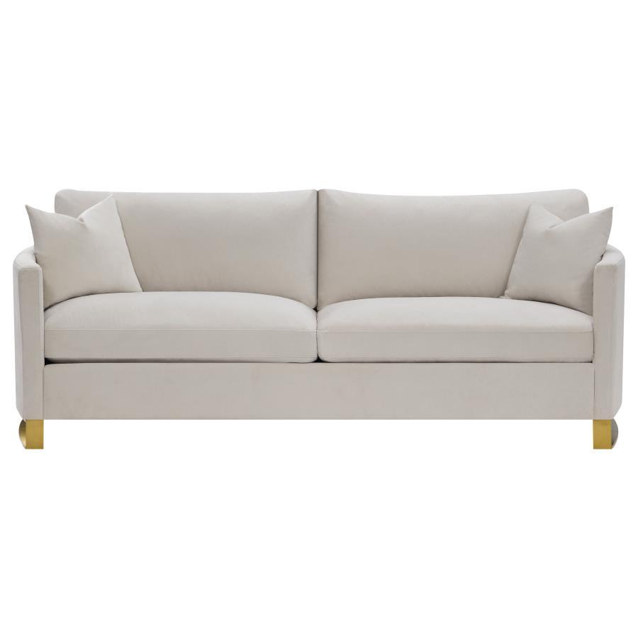 Corliss - Upholstered Arched Arm Sofa Set by CoasterElevations | Bel Furniture