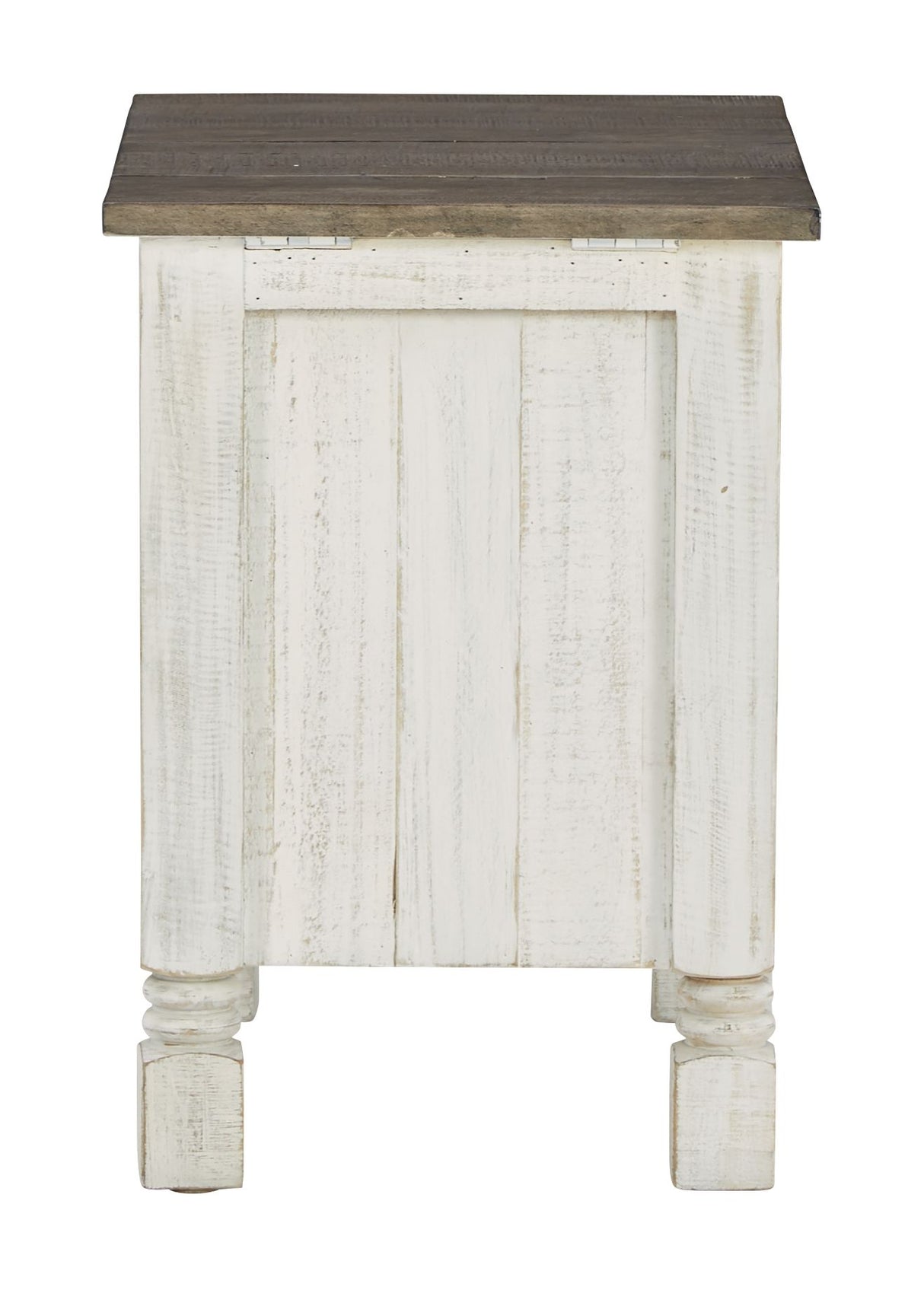 Havalance - White / Gray - Chair Side End Table by Signature Design by Ashley® | Bel Furniture