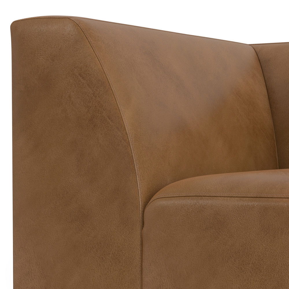 Rex - Corner Sofa Module - Brown by Simpli-Home | Bel Furniture
