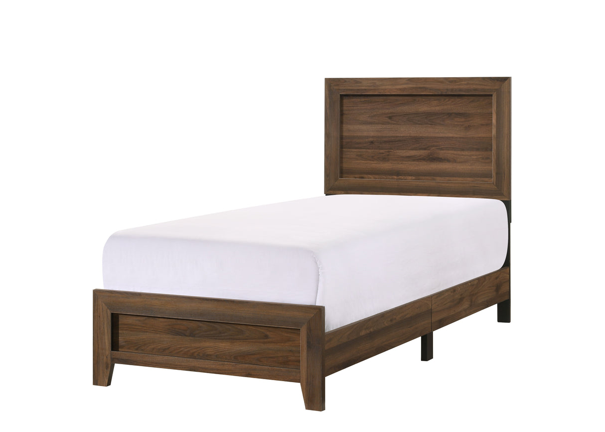 Millie - Bed In One Box Dark Brown Twin by Crown Mark | Bel Furniture