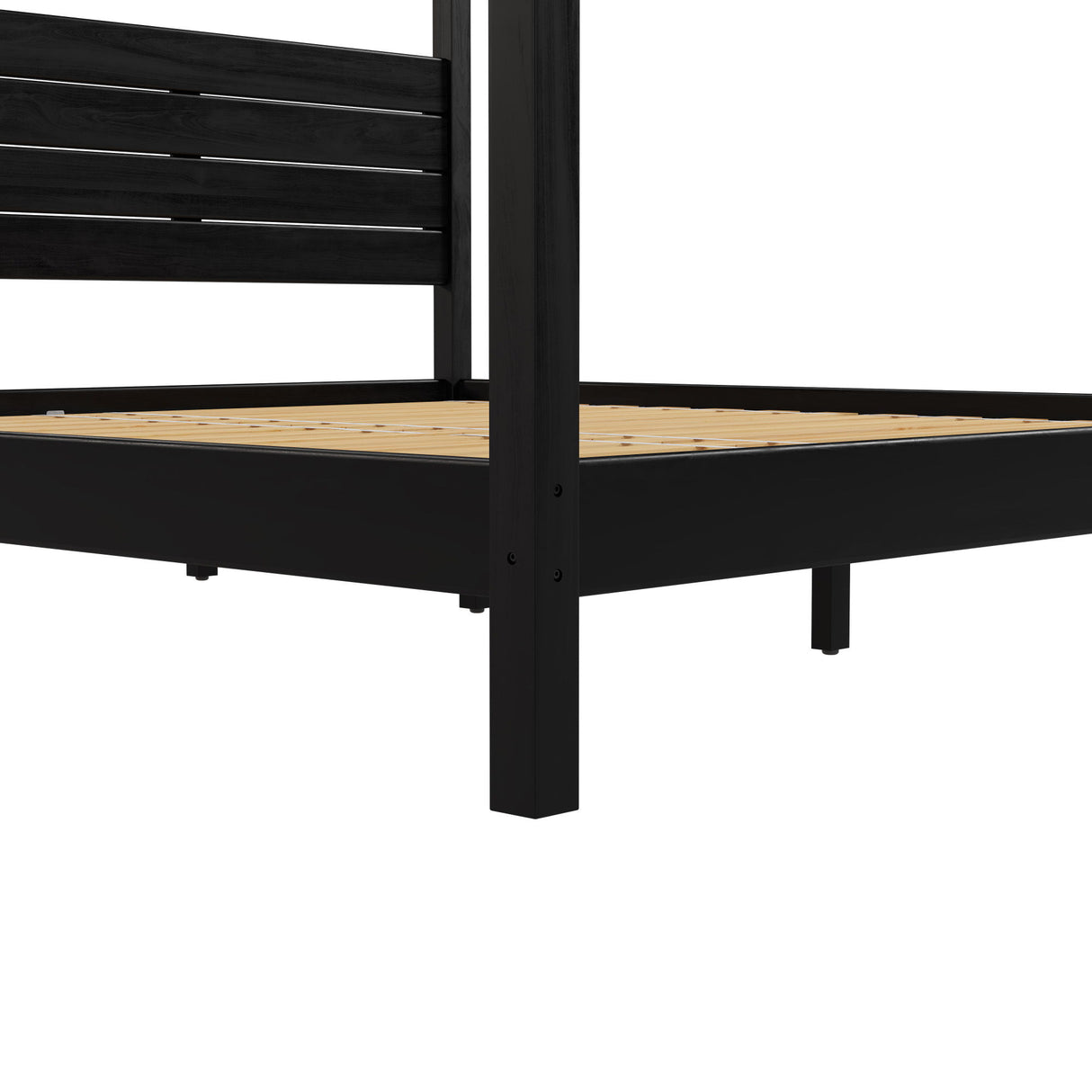 Canopy Bed Frame Modern Minimalist Boho by Walker Edison | Bel Furniture