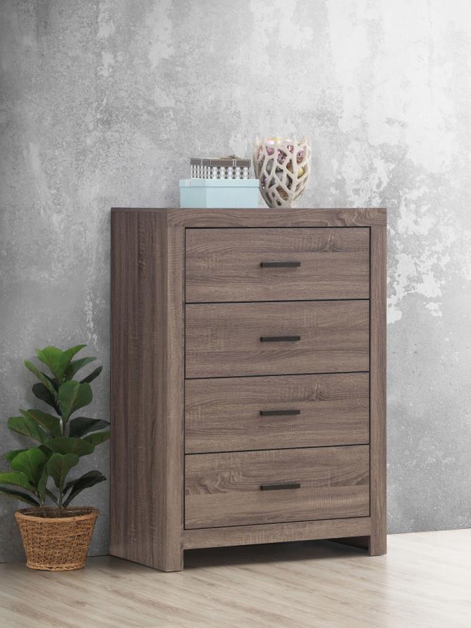 Brantford - 4-Drawer Bedroom Chest by CoasterEveryday | Bel Furniture