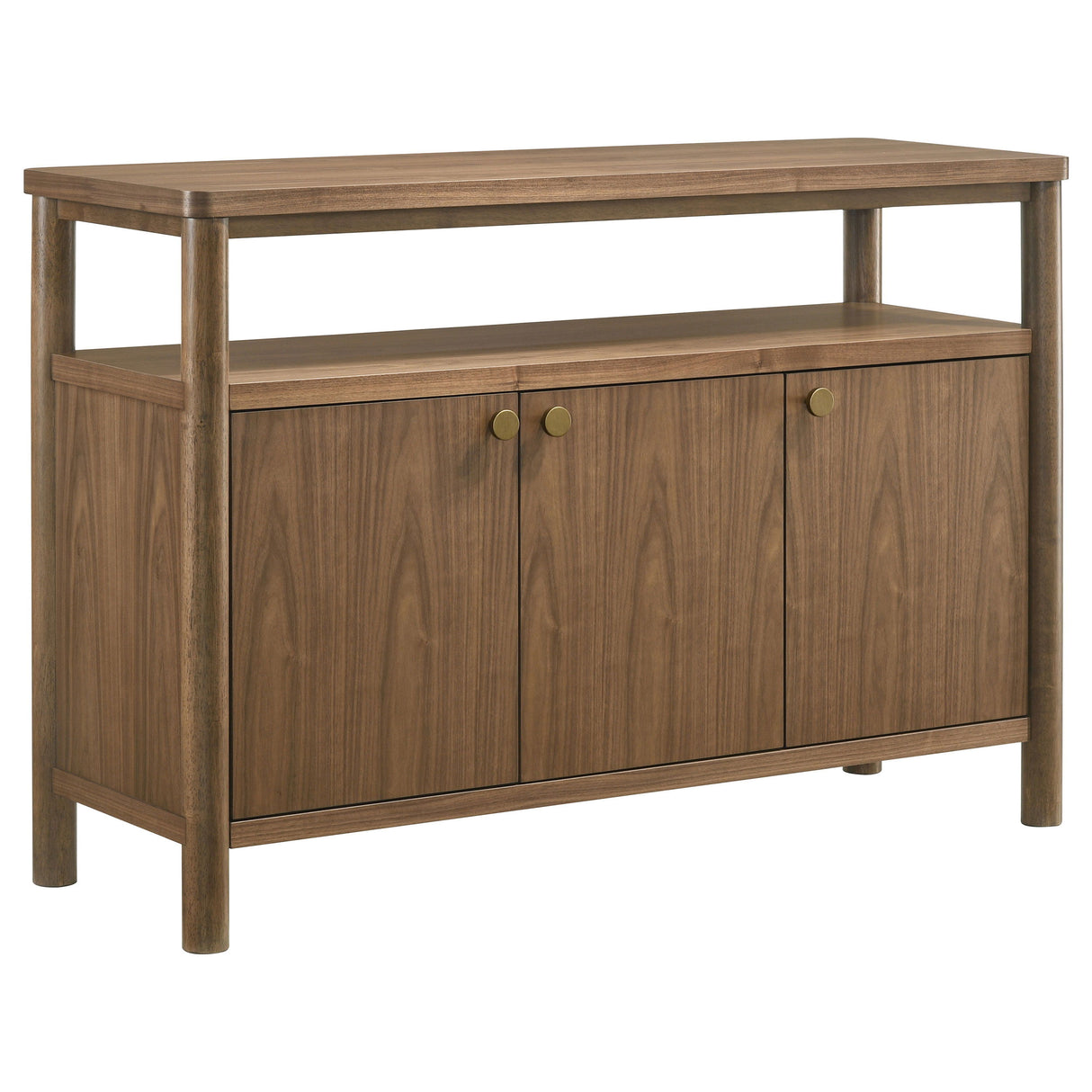 Crestmore - Dining Cabinet Sideboard Buffet - Walnut by Coaster Fine Furniture | Bel Furniture