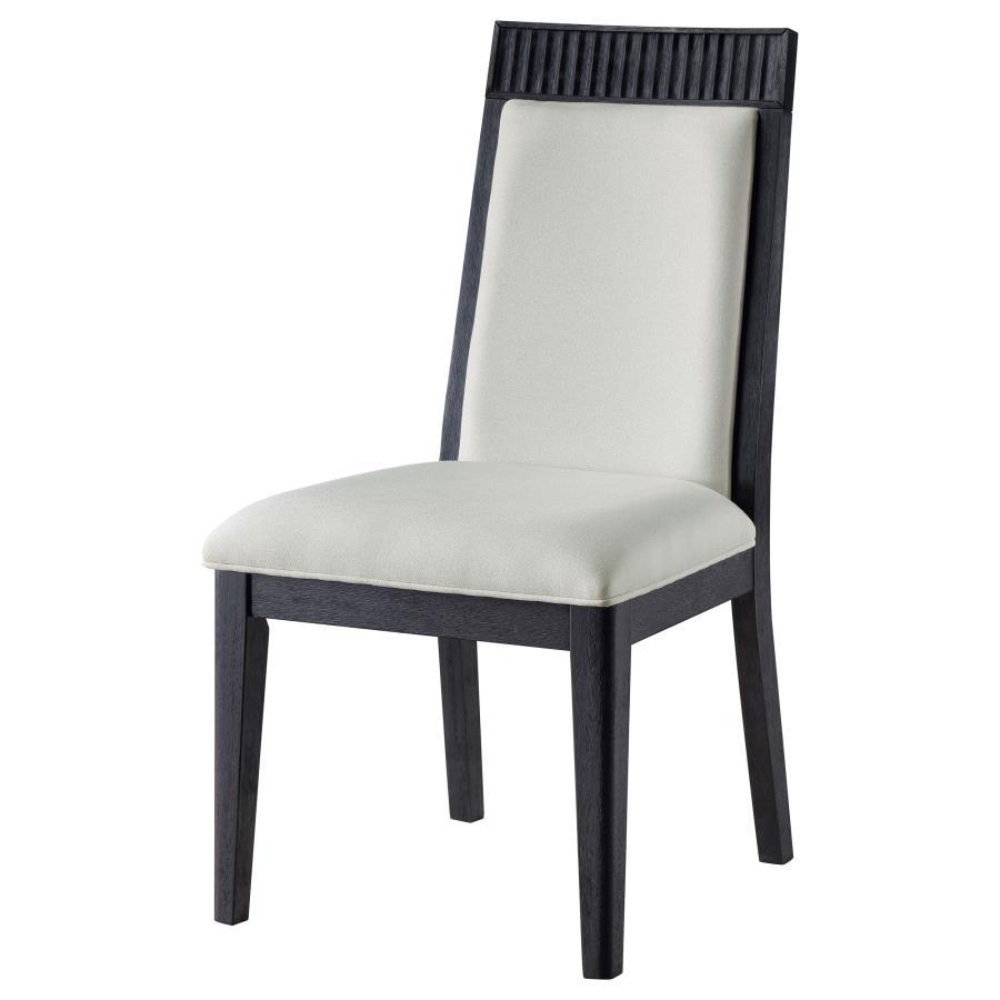 Brookmead - Dining Side Chair (Set of 2) - Ivory / Black